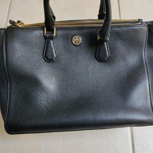 Tory Burch Black Leather Purse , Large